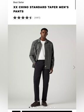 Levi’s XX Chino Standard Taper Men's Pants - Black